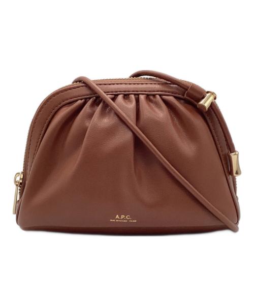 A.P.C.（アーペーセー）A.P.C. (アーペーセー) BOURSE NINON SMALL ブラウンの古着・服飾アイテム