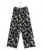 IENAイエナ）の古着「オックスプリントパンツ」｜ブラック