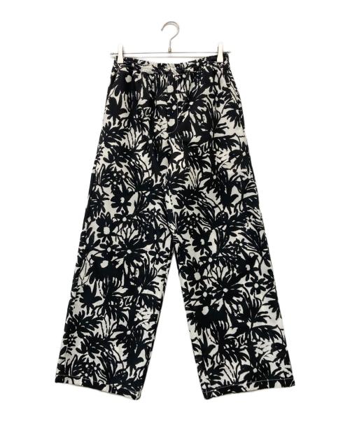 IENA（イエナ）IENA (イエナ) オックスプリントパンツ ブラック サイズ:36の古着・服飾アイテム