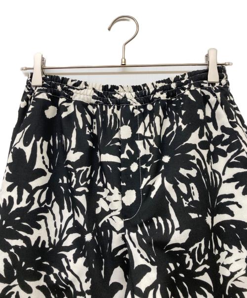 IENA（イエナ）IENA (イエナ) オックスプリントパンツ ブラック サイズ:36の古着・服飾アイテム