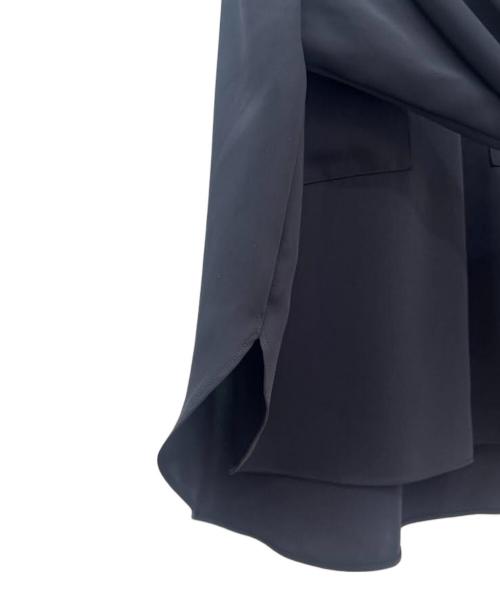 Noble（ノーブル）Noble (ノーブル) ワークディテールドレープシャツ ネイビー サイズ:Ｆの古着・服飾アイテム