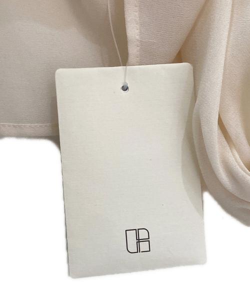 IENA（イエナ）IENA (イエナ) シアージョーゼット ギャザーブラウス ベージュ サイズ:Free 未使用品の古着・服飾アイテム