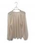 IENA (イエナ) シアージョーゼット ギャザーブラウス ベージュ サイズ:Free 未使用品：6000円