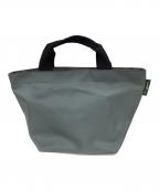 Herve Chapelierエルベシャプリエ）の古着「ナイロン舟形トートバッグ M」｜グレー×ブラウン