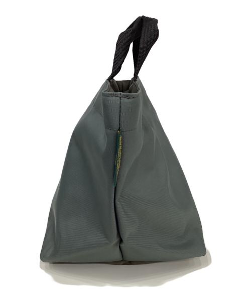 Herve Chapelier（エルベシャプリエ）Herve Chapelier (エルベシャプリエ) ナイロン舟形トートバッグ M グレー×ブラウン サイズ:下記参照の古着・服飾アイテム