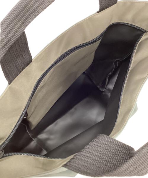 Herve Chapelier（エルベシャプリエ）Herve Chapelier (エルベシャプリエ) ナイロン舟形トートバッグ M グレー×ブラウン サイズ:下記参照の古着・服飾アイテム