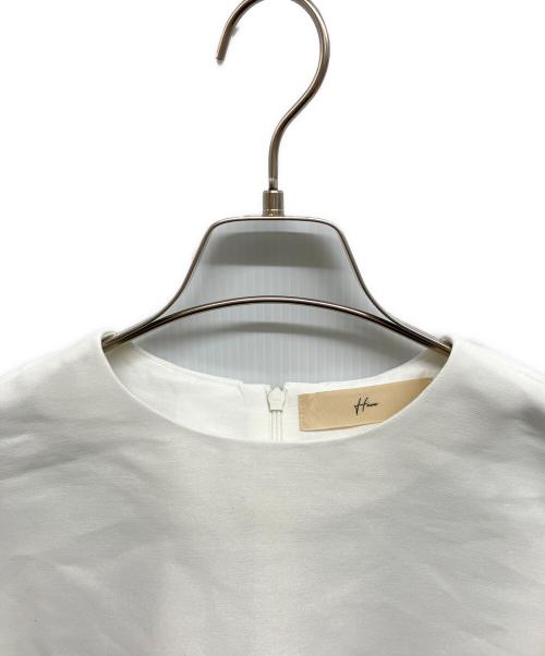 Heve（ヘイヴ）Heve (ヘイヴ) バルーンスリーブブラウス ホワイト サイズ:Freeの古着・服飾アイテム