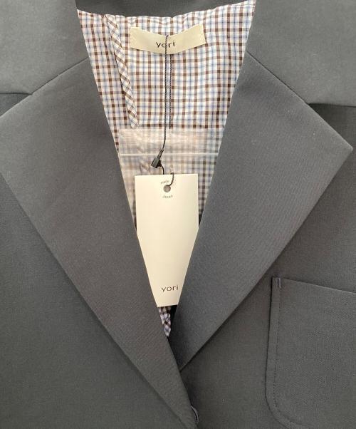 YORI（ヨリ）YORI (ヨリ) オーバーライトテーラージャケット ブラック サイズ:F 未使用品の古着・服飾アイテム