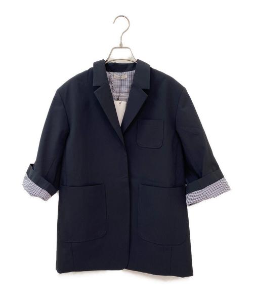 YORI（ヨリ）YORI (ヨリ) オーバーライトテーラージャケット ブラック サイズ:F 未使用品の古着・服飾アイテム