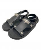 HERMESエルメス）の古着「メドールサンダル」｜ブラック