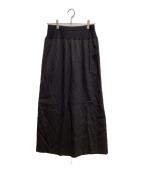 BEARDSLEYビアズリー）の古着「ウエストリブリネンパンツ」｜ブラック