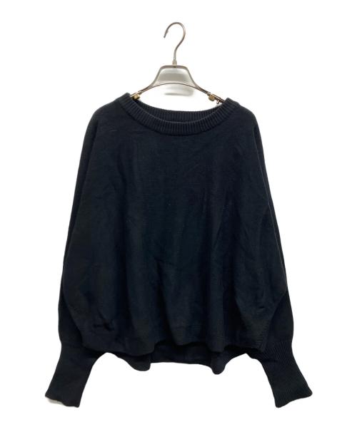 Spick and Span（スピック＆スパン）Spick and Span (スピック＆スパン) バルキーヤーンドルマンロングリブニット ブラック サイズ:Freeの古着・服飾アイテム