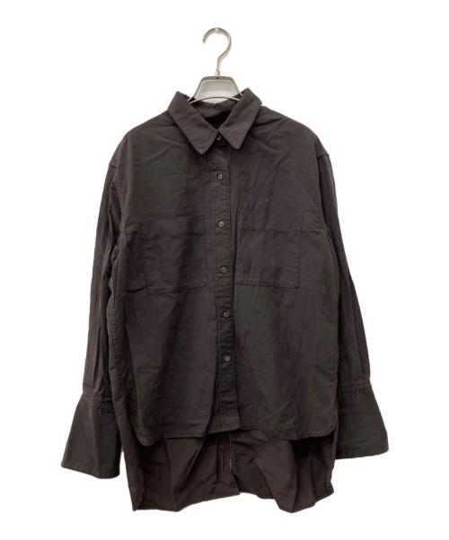 COCUCA（コキュカ）COCUCA (コキュカ) 製品染めシャツ ブラウン サイズ:Free 未使用品の古着・服飾アイテム