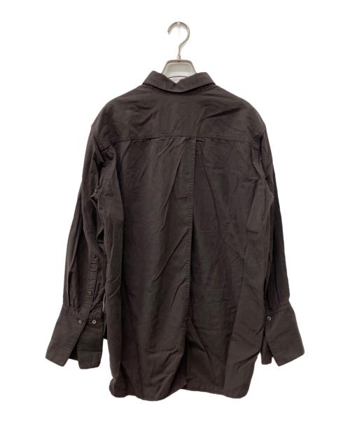 COCUCA（コキュカ）COCUCA (コキュカ) 製品染めシャツ ブラウン サイズ:Free 未使用品の古着・服飾アイテム