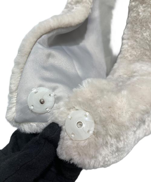 PLAIN PEOPLE（プレインピープル）PLAIN PEOPLE (プレインピープル) モックネックエコファーベスト アイボリー サイズ:9の古着・服飾アイテム