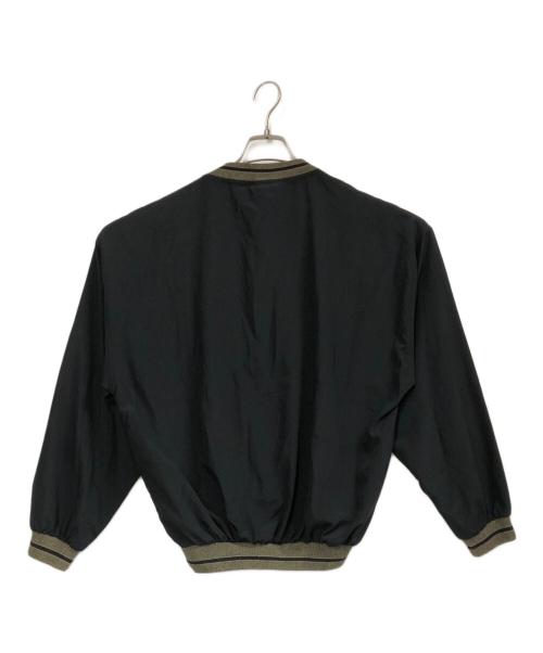 adidas（アディダス）adidas (アディダス) トレフォイルロゴナイロンプルオーバー ブラック サイズ:F180の古着・服飾アイテム
