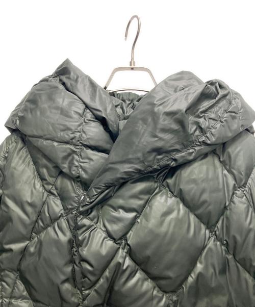 Bajra（バジュラ）Bajra (バジュラ) シャーリング フードダウンコート ダークグリーン サイズ:3の古着・服飾アイテム