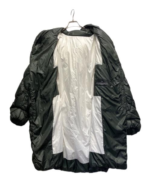 Bajra（バジュラ）Bajra (バジュラ) シャーリング フードダウンコート ダークグリーン サイズ:3の古着・服飾アイテム