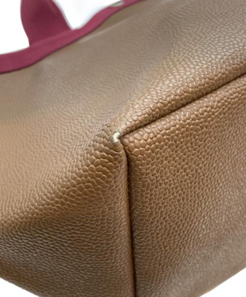 Herve Chapelier（エルベシャプリエ）Herve Chapelier (エルベシャプリエ) コーテッドキャンバススクエア L ブラウンの古着・服飾アイテム