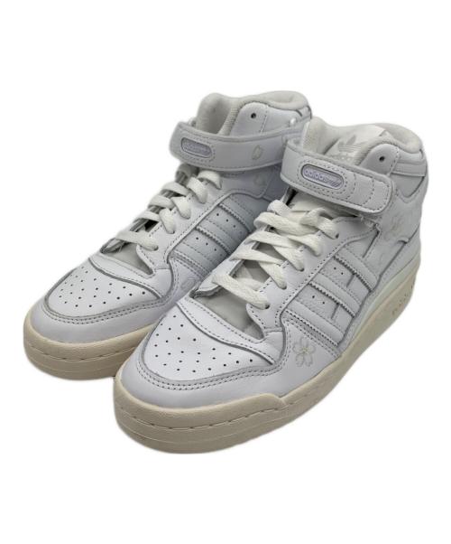 adidas（アディダス）adidas (アディダス) ハイカットスニーカー ホワイト サイズ:23.5の古着・服飾アイテム