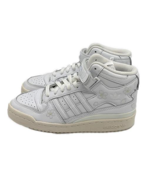 adidas（アディダス）adidas (アディダス) ハイカットスニーカー ホワイト サイズ:23.5の古着・服飾アイテム