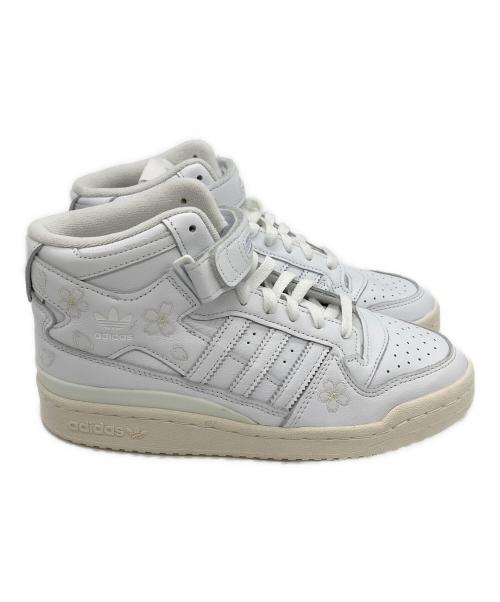 adidas（アディダス）adidas (アディダス) ハイカットスニーカー ホワイト サイズ:23.5の古着・服飾アイテム