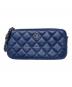 CHANEL（シャネル）の古着「マトラッセ ココマーク チェーンウォレット A82527」｜ブルー
