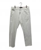 philipp pleinフィリッププレイン）の古着「Denim Trousers Detroit Fit」｜ホワイト