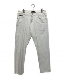 philipp plein（フィリッププレイン）の古着「Denim Trousers Detroit Fit」｜ホワイト