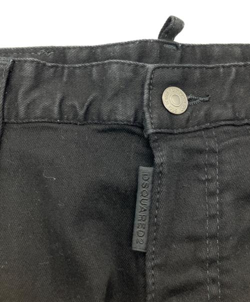 DSQUARED2（ディースクエアード）DSQUARED2 (ディースクエアード) デニムパンツ ブラック サイズ:52の古着・服飾アイテム