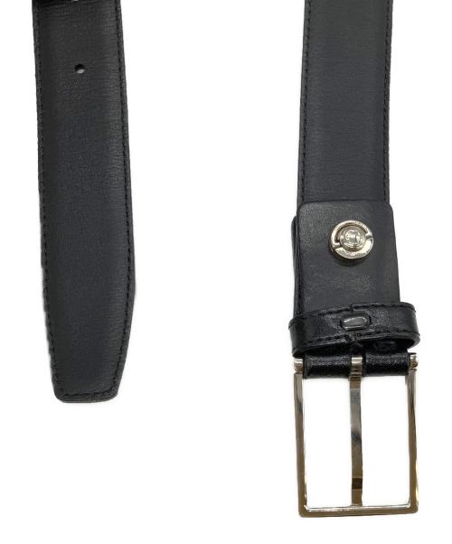 MONTBLANC（モンブラン）MONTBLANC (モンブラン) レザーベルト ブラックの古着・服飾アイテム