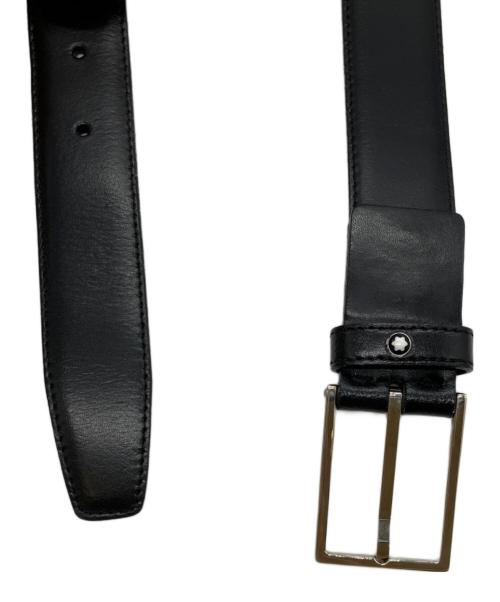 MONTBLANC（モンブラン）MONTBLANC (モンブラン) レザーベルト ブラックの古着・服飾アイテム