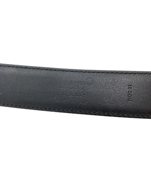 MONTBLANC（モンブラン）MONTBLANC (モンブラン) レザーベルト ブラックの古着・服飾アイテム
