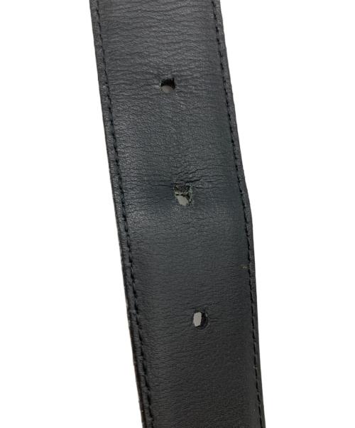 MONTBLANC（モンブラン）MONTBLANC (モンブラン) レザーベルト ブラックの古着・服飾アイテム