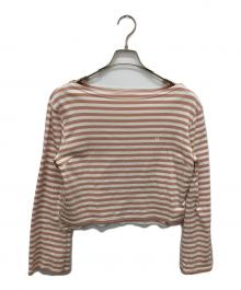 HER LIP TO（ハーリップトゥ）の古着「French Striped Top」｜ピンク
