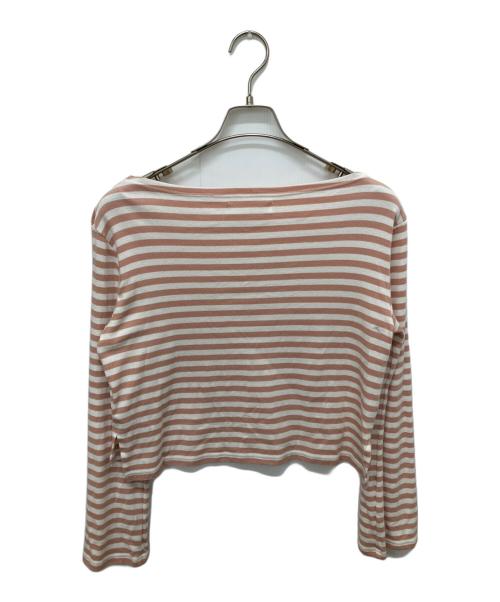 HER LIP TO（ハーリップトゥ）Her lip to (ハーリップトゥ) French Striped Top ピンク サイズ:Freeの古着・服飾アイテム