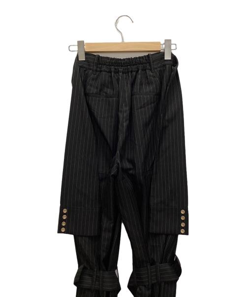 Crayme（クレイミー）Crayme (クレイミー) 2wayスリットパンツ ブラック サイズ:S 未使用品の古着・服飾アイテム