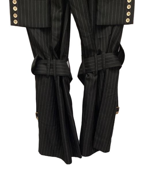 Crayme（クレイミー）Crayme (クレイミー) 2wayスリットパンツ ブラック サイズ:S 未使用品の古着・服飾アイテム