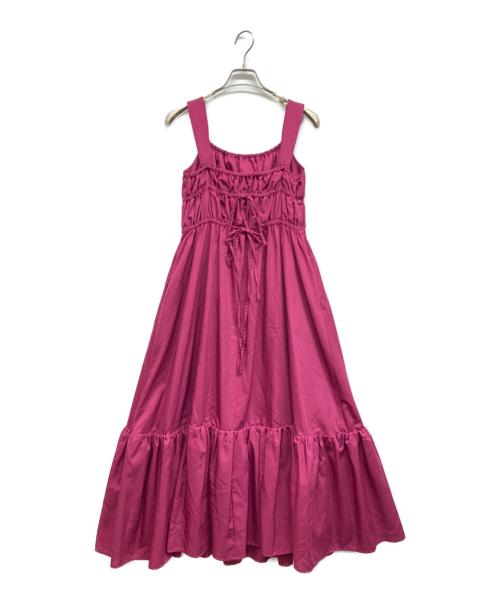 HER LIP TO（ハーリップトゥ）HER LIP TO (ハーリップトゥ) Double Bow Summer Long Dress パープル サイズ:Sの古着・服飾アイテム