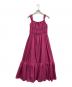 HER LIP TO（ハーリップトゥ）の古着「Double Bow Summer Long Dress」｜パープル