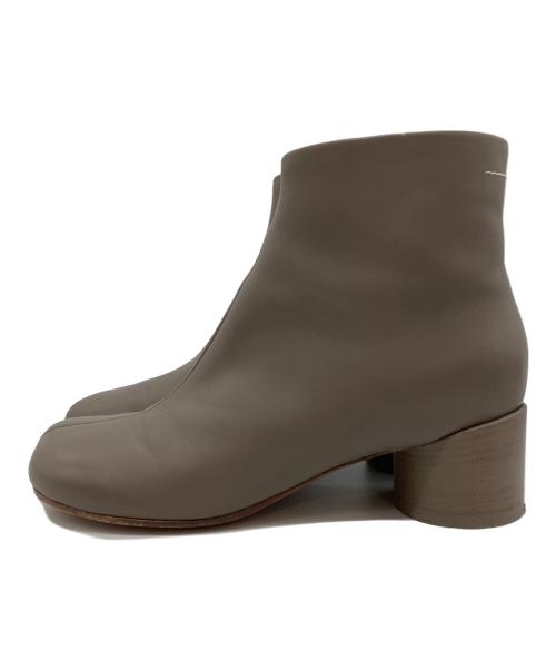 MM6 Maison Margiela（エムエムシックスメゾンマルジェラ）MM6 Maison Margiela (エムエムシックスメゾンマルジェラ) アナトミックブーツ ベージュ サイズ:36の古着・服飾アイテム