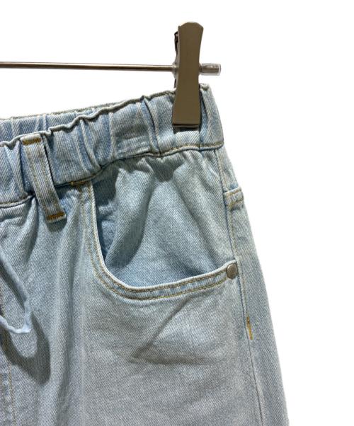 DRAWER（ドゥロワー）DRAWER (ドゥロワー) ブリーチデニム5Pドロストパンツ インディゴ サイズ:34の古着・服飾アイテム