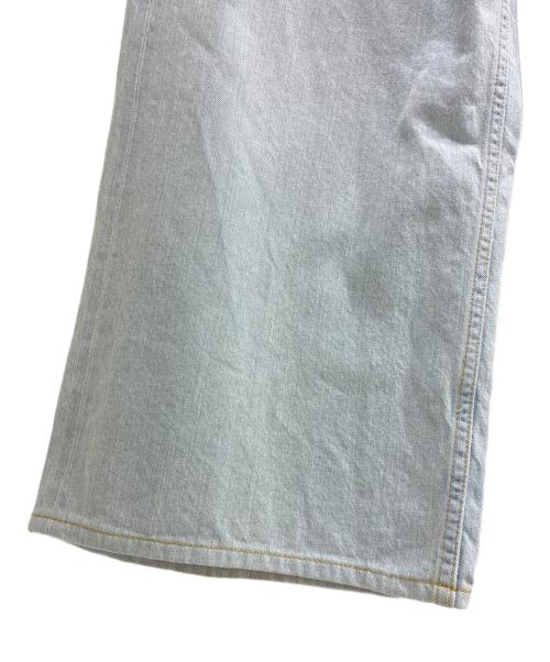 DRAWER（ドゥロワー）DRAWER (ドゥロワー) ブリーチデニム5Pドロストパンツ インディゴ サイズ:34の古着・服飾アイテム