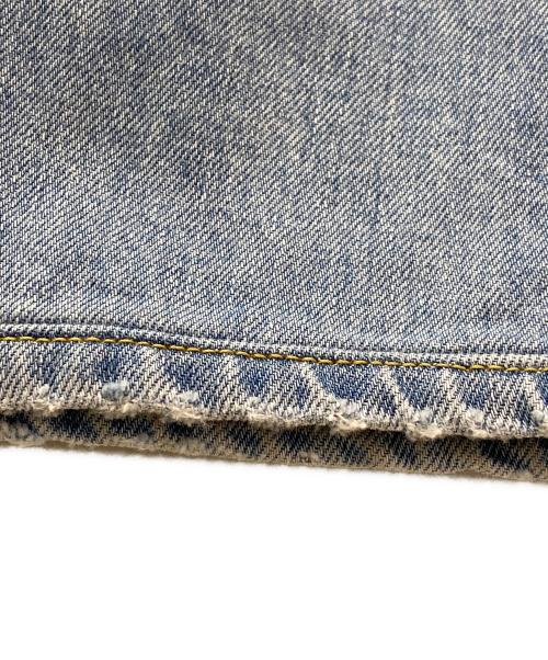 DRAWER（ドゥロワー）DRAWER (ドゥロワー) ブリーチデニム5Pドロストパンツ インディゴ サイズ:34の古着・服飾アイテム