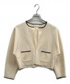 BALLSEYボールジィ）の古着「ミラノリブ クルーネックカーディガン」｜ベージュ