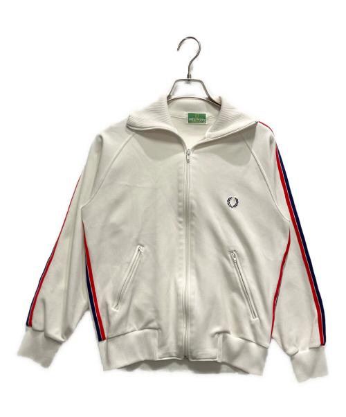 FRED PERRY（フレッドペリー）FRED PERRY (フレッドペリー) トラックジャケット ホワイト サイズ:Mの古着・服飾アイテム