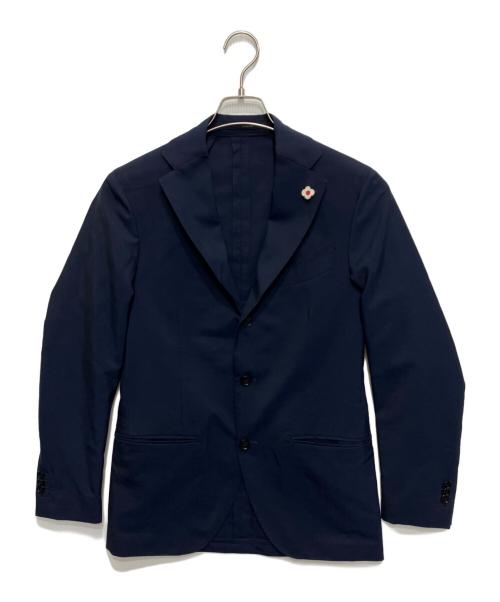 LARDINI（ラルディーニ）LARDINI (ラルディーニ) ウール段返り3ピーススーツ ネイビー サイズ:44の古着・服飾アイテム