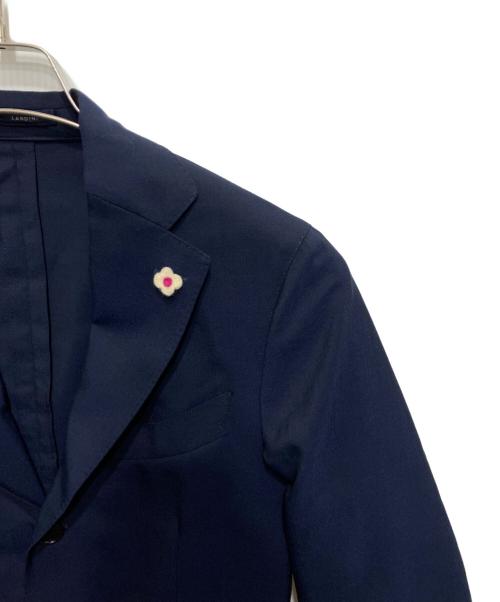 LARDINI（ラルディーニ）LARDINI (ラルディーニ) ウール段返り3ピーススーツ ネイビー サイズ:44の古着・服飾アイテム