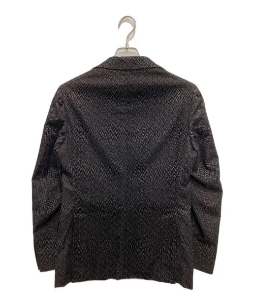 THE GIGI（ザ・ジジ）THE GIGI (ザ・ジジ) ピークドラペルヘリンボーンジャケット ブラック サイズ:42の古着・服飾アイテム