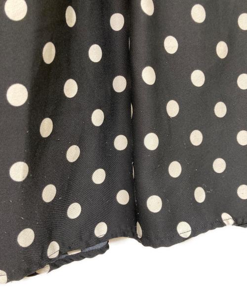 BEARDSLEY（ビアズリー）BEARDSLEY (ビアズリー) ドットパッチワークロングスカート ブラック サイズ:Fの古着・服飾アイテム